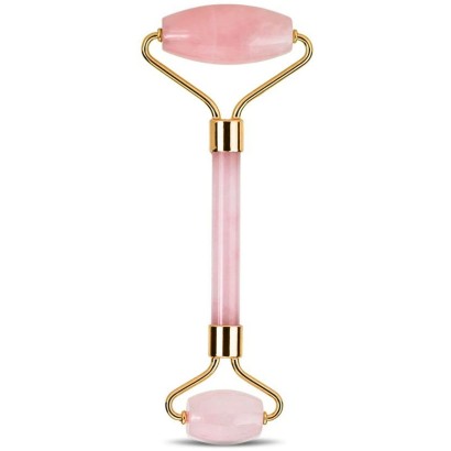 Gua Sha - Rouleau de massage de quartz rose