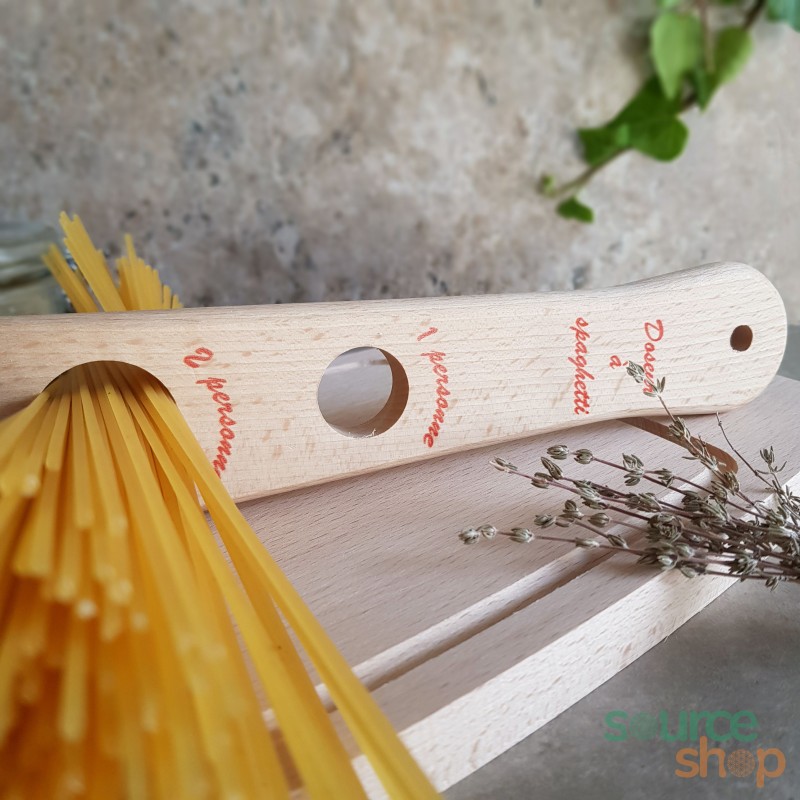 Doseur à spaghetti en bois de Hêtre du Jura - Artisanal & Local