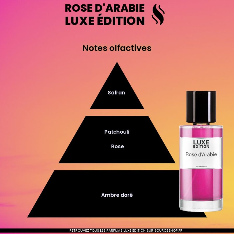 Parfum Rose d'Arabie - générique - 50ml - Luxe Edtion