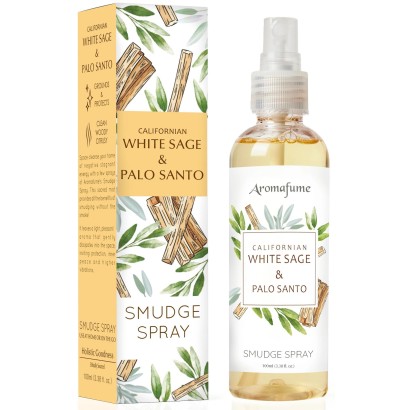 Spray d'ambiance Sauge blanche & Palo Santo - Smudge - Aromafume