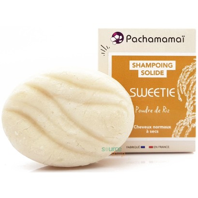 Shampoing solide au lait de riz Sweetie - Pachamamaï