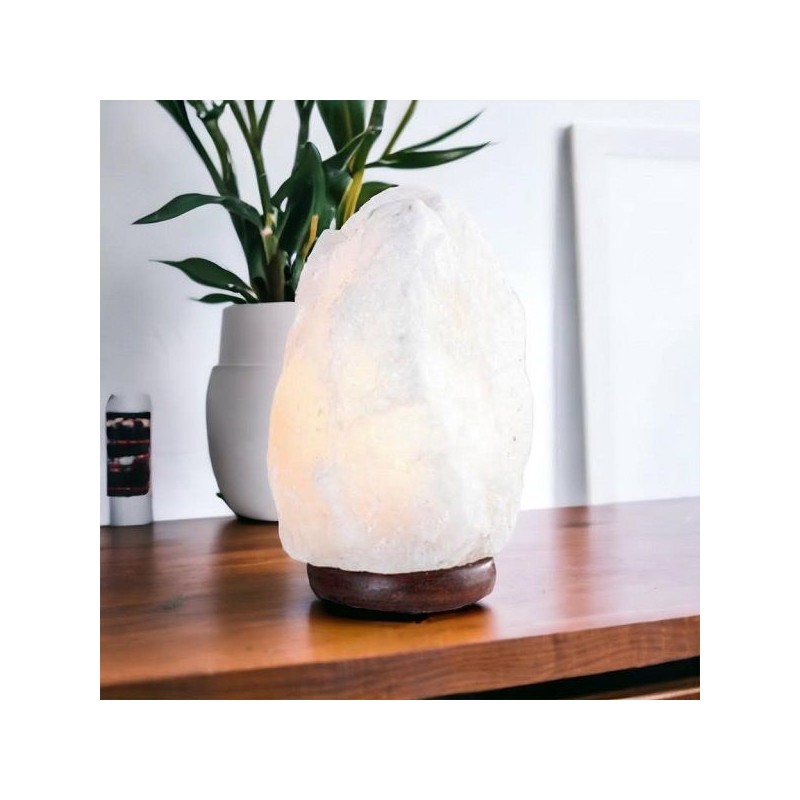 Lampe de sel blanche - 1.5kg à 2kg