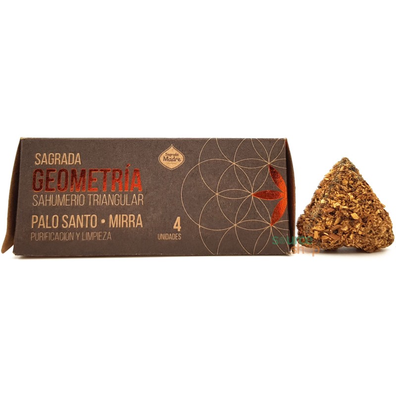 Pyramide d'encens argentin Palo Santo & Myrrhe - Sagrada Madre