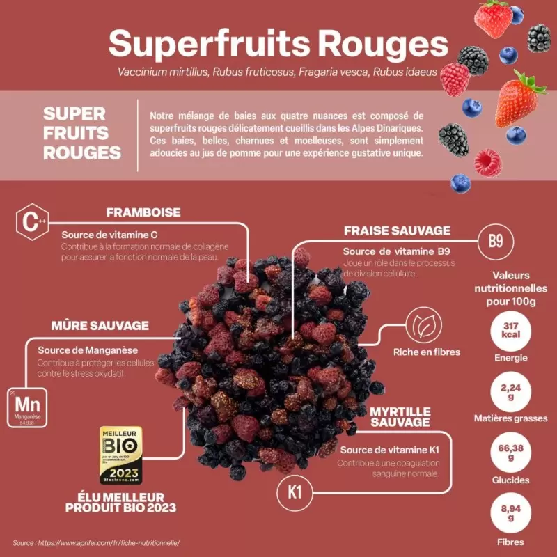 Mélange de fruits rouges BIO en vrac