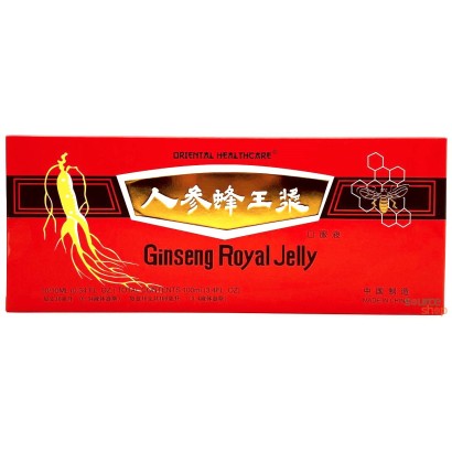 Ginseng Royal Jelly - 10 fioles - Oritental Healthcare