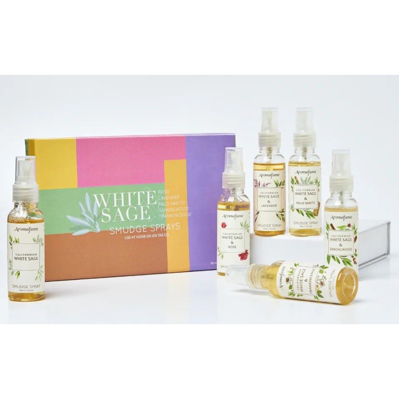 Coffret 6 Sprays d'ambiance Sauge Blanche - Aromafume