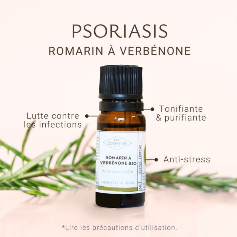 Huile essentielle de Romarin à Verbénone BIO - MyCosmetik