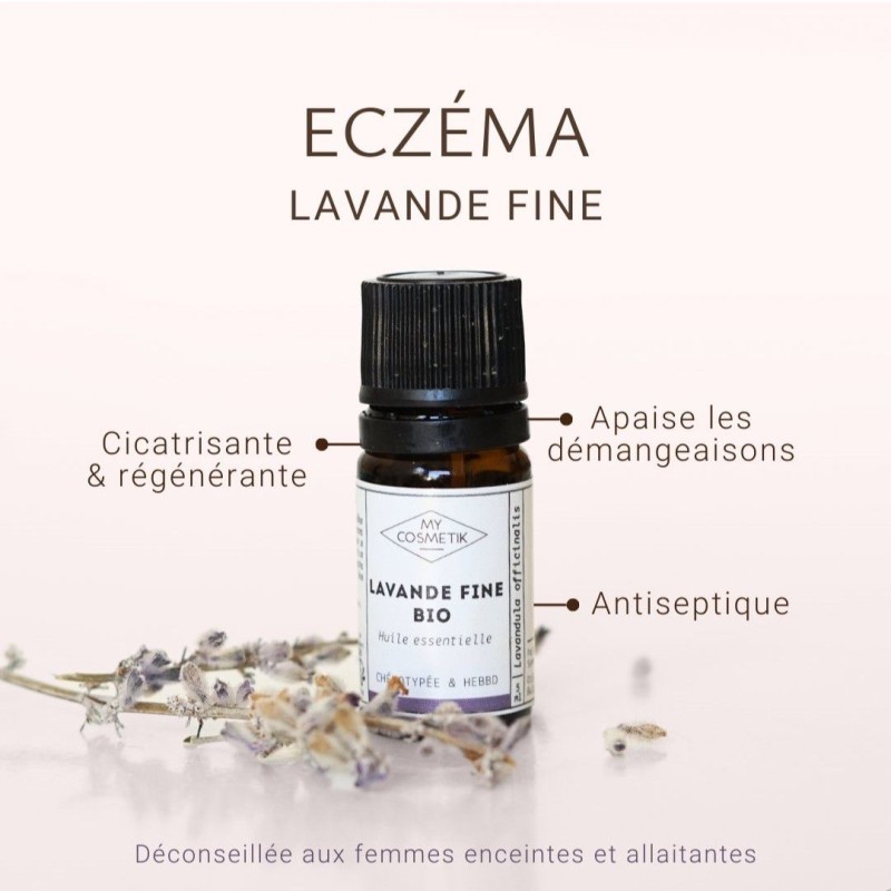 Huile essentielle de Lavande fine BIO - Lavande Vraie - MyCosmetik