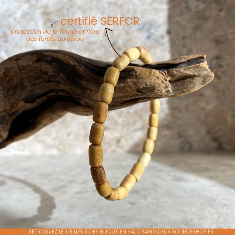 Bracelet en Palo Santo