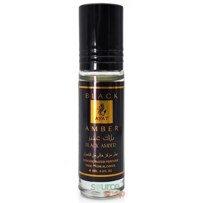 Parfum roll-on Black Amber - 6ml - Ayat