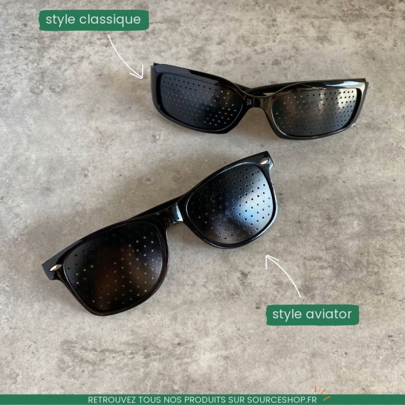 Lunettes à trous - Régénération oculaire