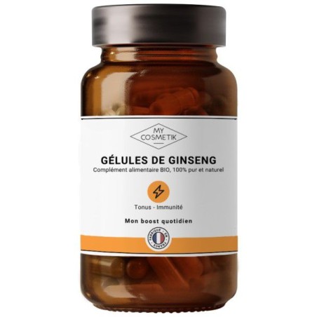 Gélules de Ginseng BIO - 60 gélules - MyCosmetik