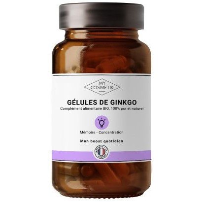 Gélules de Ginkgo BIO - 200 gélules - MyCosmetik