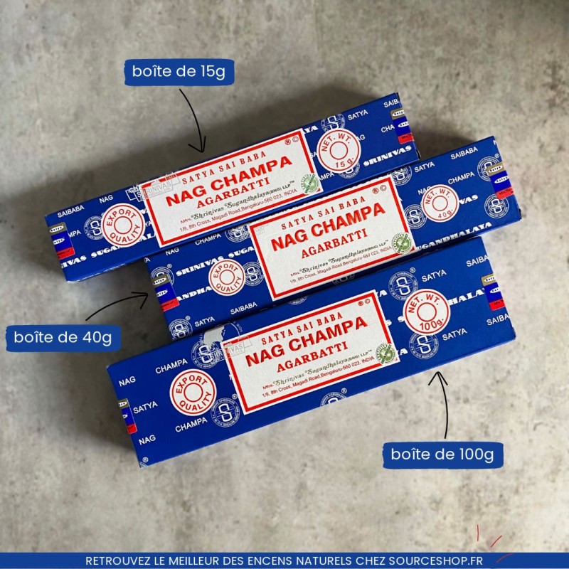 Encens Nag Champa Agarbatti - Satya