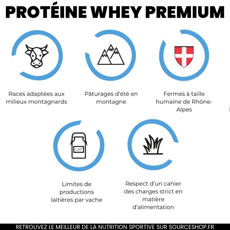 Whey Protéine Cacao - 750g - Protéalpes