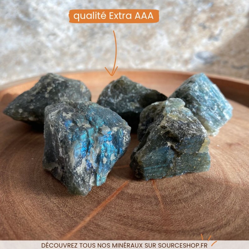 Labradorite brute - Qualité AAA