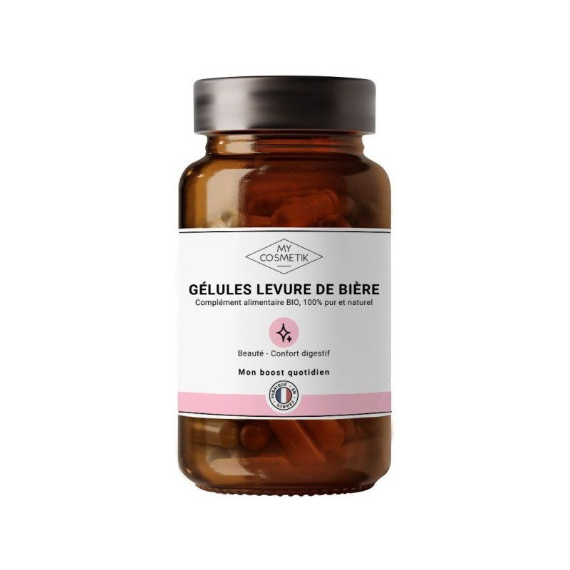 Gélules de levure de bière BIO - 180 gélules - MyCosmetik