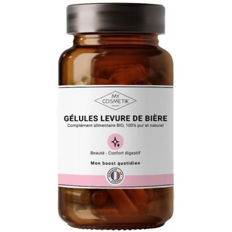 Gélules de levure de bière BIO - 180 gélules - MyCosmetik