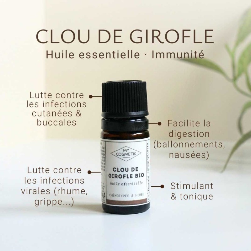 Huile essentielle de Clou de Girofle BIO