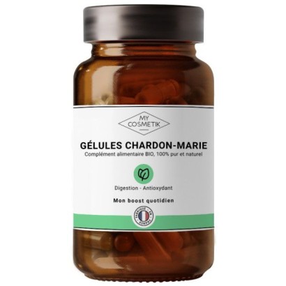 Gélules de Chardon Marie BIO - 200 gélules - MyCosmetik