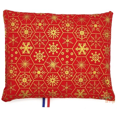 Coussin bouillotte noyaux de cerises BIO - Artisanal & Français