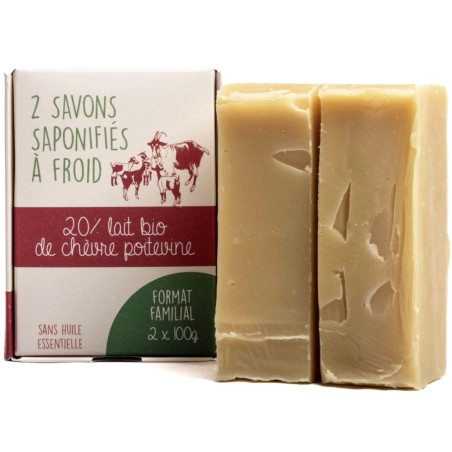 Savon lait de chèvre frais BIO - 200g - Maison Sidonie Champagne