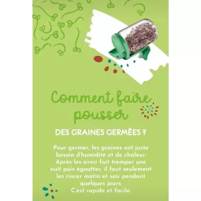 Comment faire pousser des graines germées ?