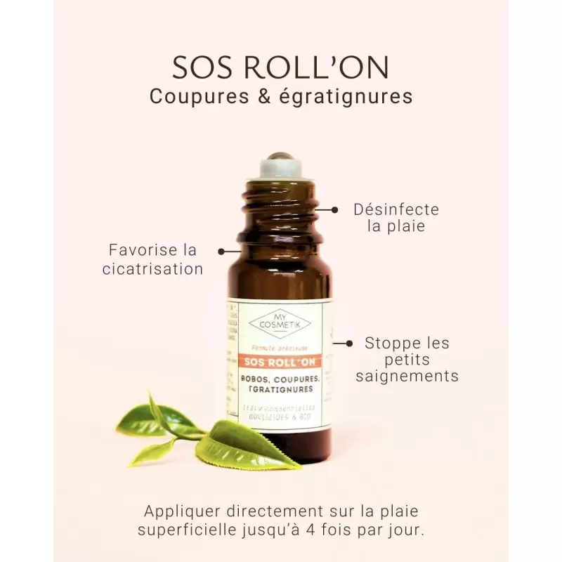 Roll'on SOS piqûres & brûlures BIO - 10ml - MyCosmetik