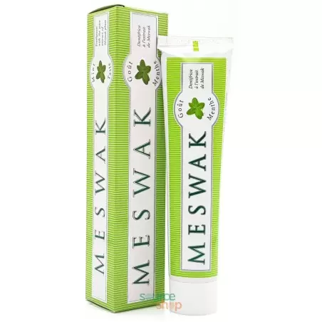 Dentifrice ayurvédique Meswak & Menthe - siwak - 100g - Kerala Nature