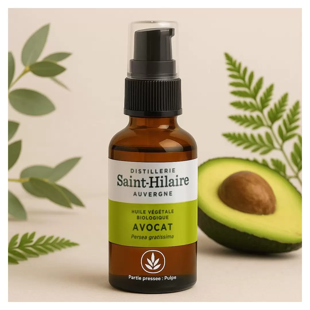 Huile d'avocat BIO - 50ml - Distillerie Saint-Hilaire