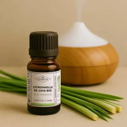 Huile essentielle de Citronnelle BIO - MyCosmetik