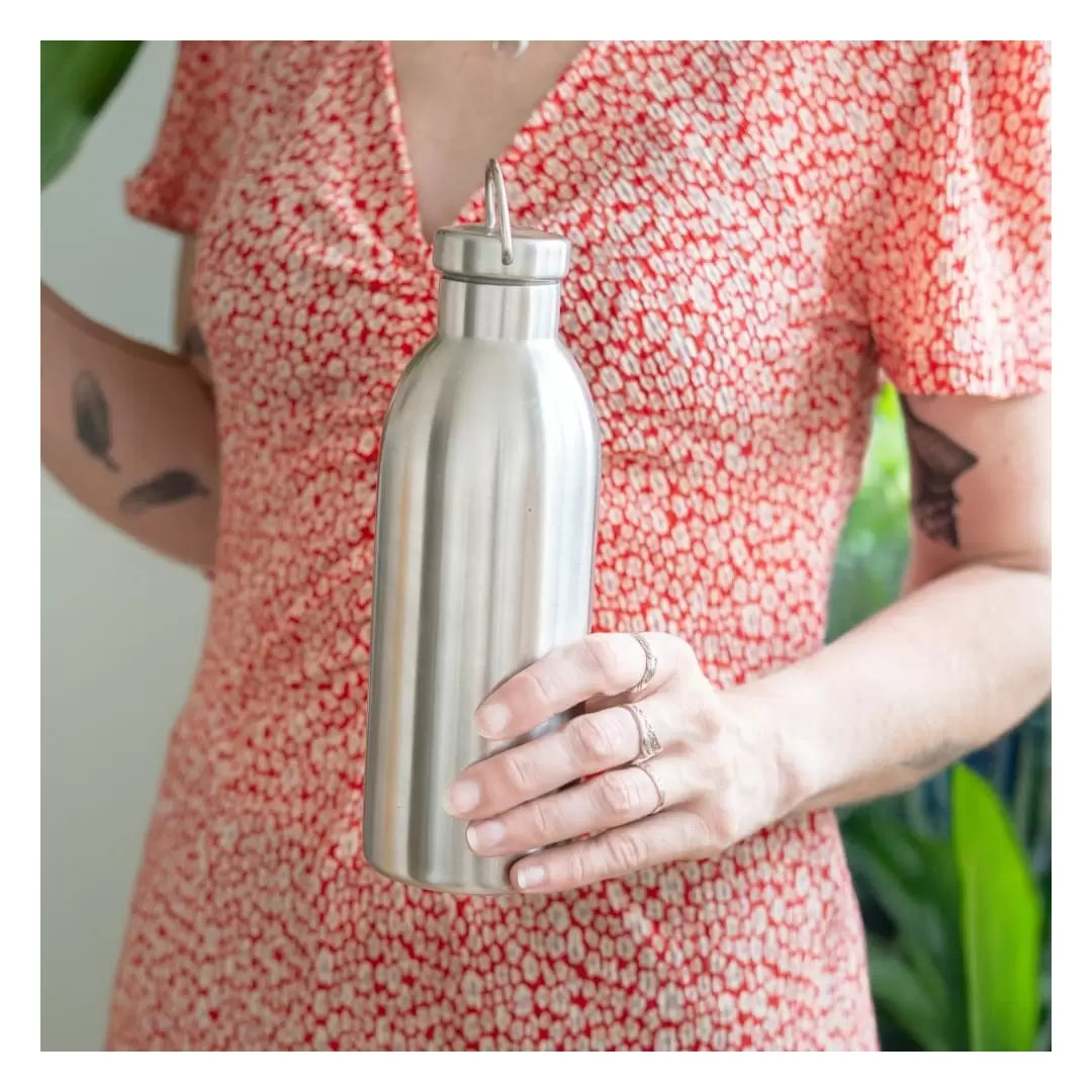 Gourde inox isotherme Happy - 500ml - Gaspajoe