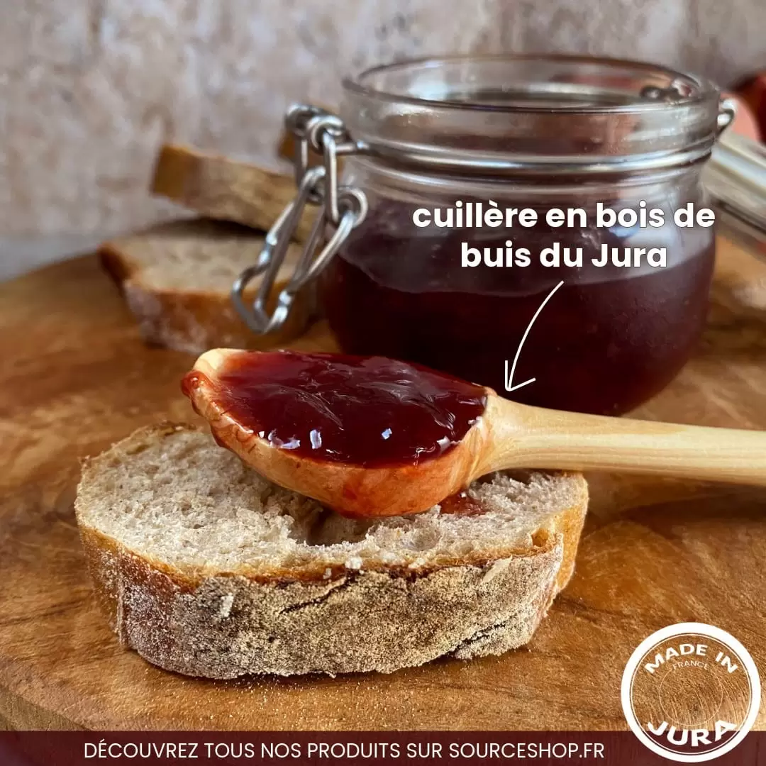 Cuillère à confiture en buis du Jura