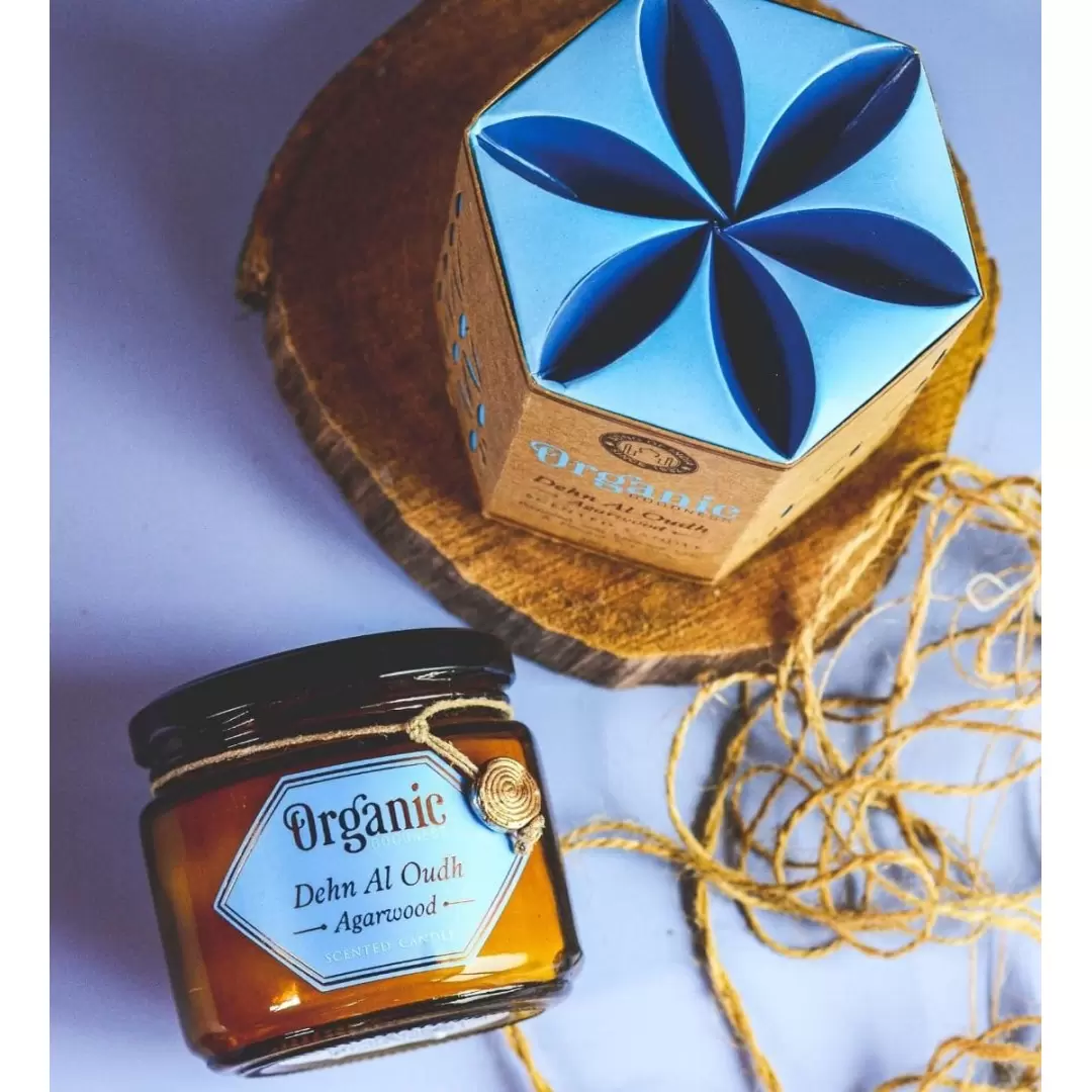 Bougie ayurvédique Oudh - végane - Organic Goodness