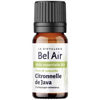 Huile essentielle de Citronnelle de Java BIO - 10ml - Distillerie Bel Air