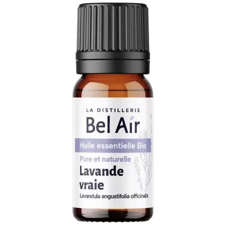 Huile essentielle de Lavande Vraie BIO - 10ml - Distillerie Bel Air