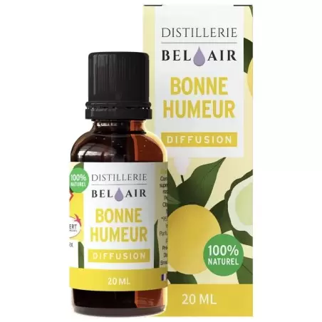 Synergie Bonne Humeur - 20ml - Parfum d'ambiance bio - La Distillerie Bel Air