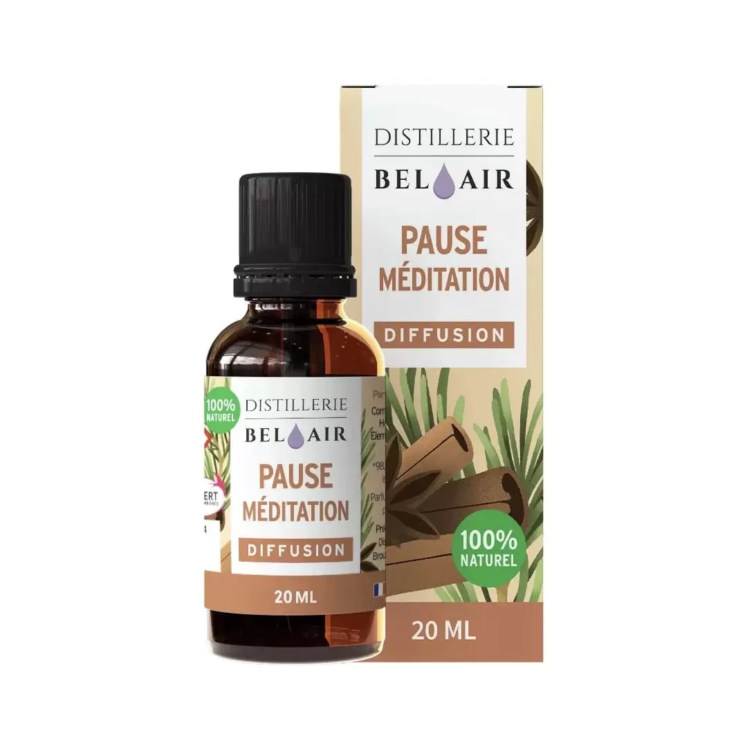 Synergie Pause Méditation - 20ml - Parfum d'ambiance bio - La Distillerie Bel Air