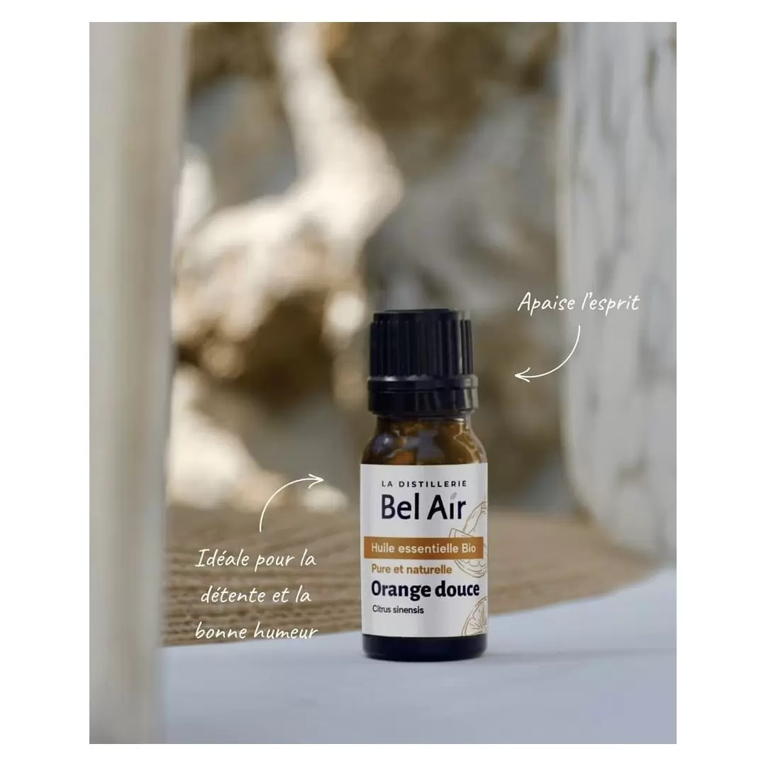 Huile essentielle d'Orange Douce BIO - 10ml - La Distillerie Bel Air