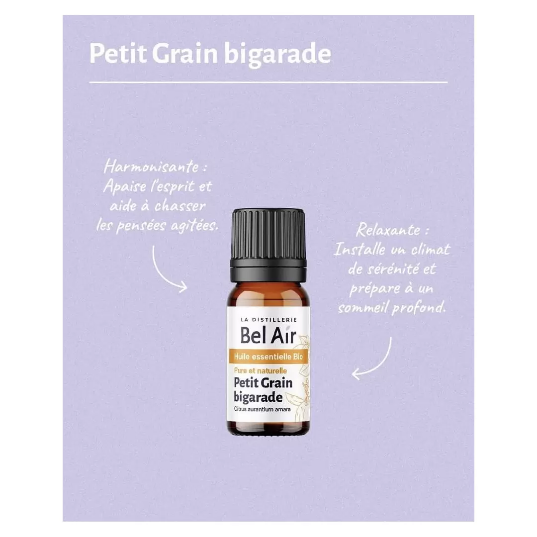 Huile essentielle de Petit Grain Bigarade BIO - Distillerie Bel Air