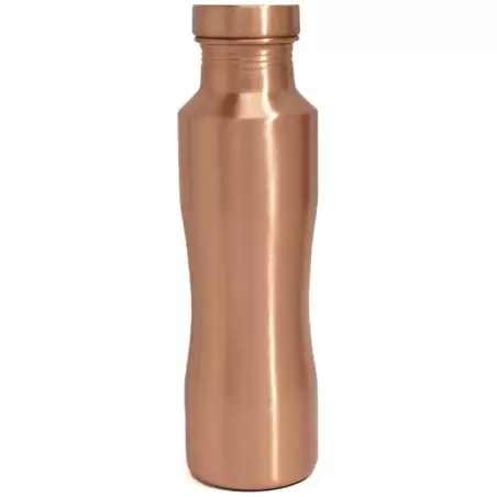 Gourde en cuivre poli mat courbée - 950ml Gourde en cuivre poli mat courbée - 950ml