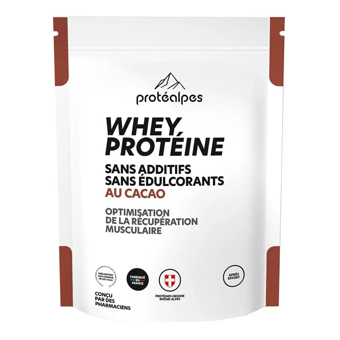 Whey Protéine Cacao - 750g - Protéalpes