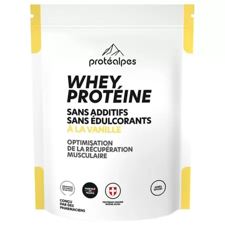 Whey Protéine Vanille - 750g - Protéalpes