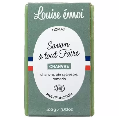 Savon / Shampoing au Chanvre Bio - 100g - Louise émoi