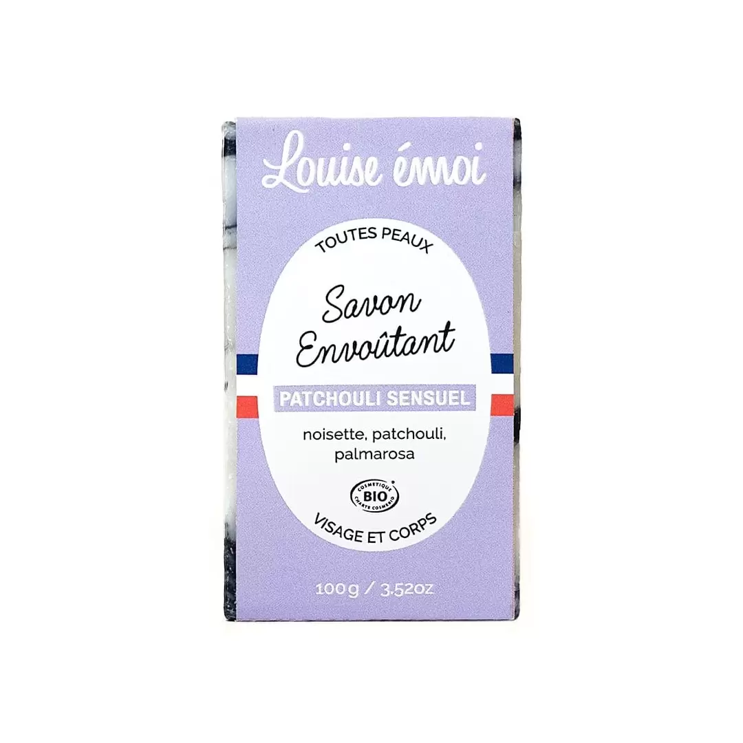 Savon au Patchouli Bio - Patchouli Sensuel - 100g - Louise émoi