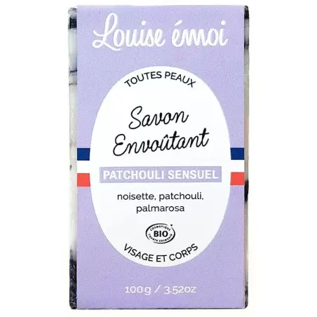 Savon au Patchouli Bio - Patchouli Sensuel - 100g - Louise émoi