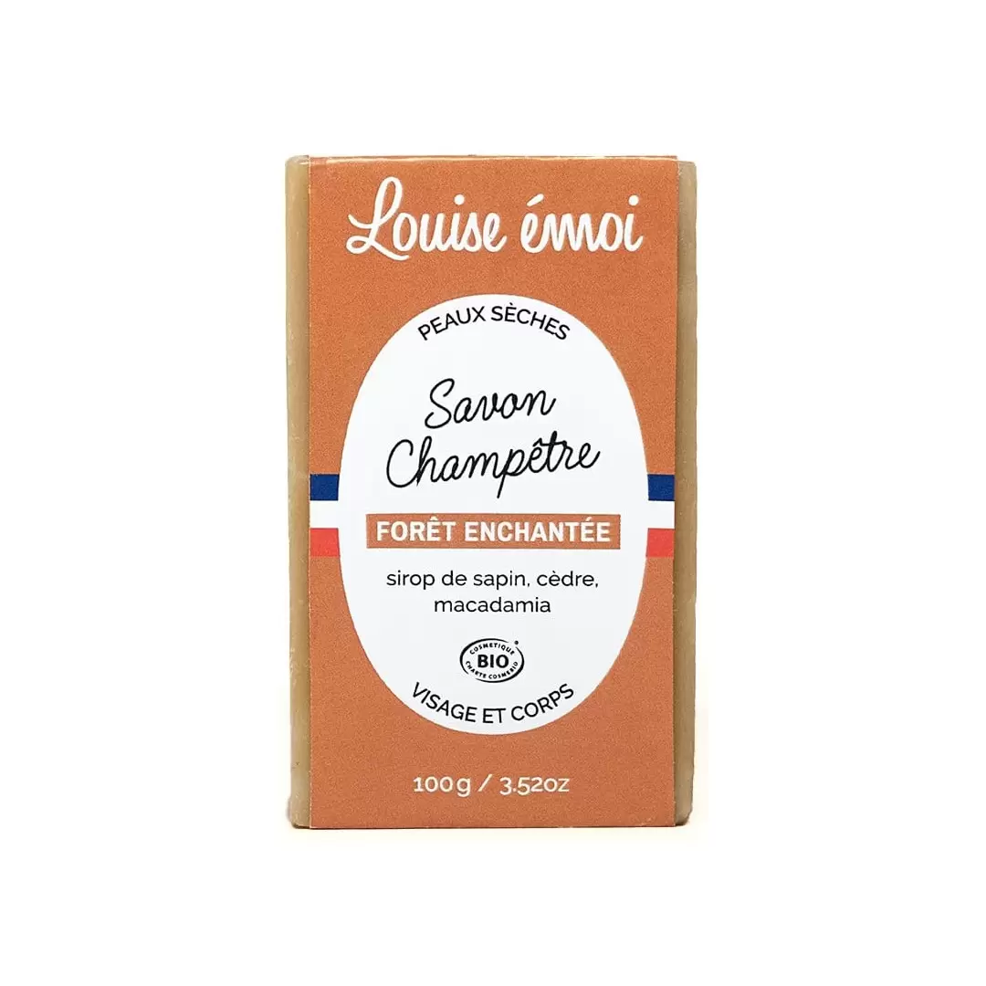 Savon Bio au Pin de Sibérie & Cèdre - Forêt enchantée - Louise émoi