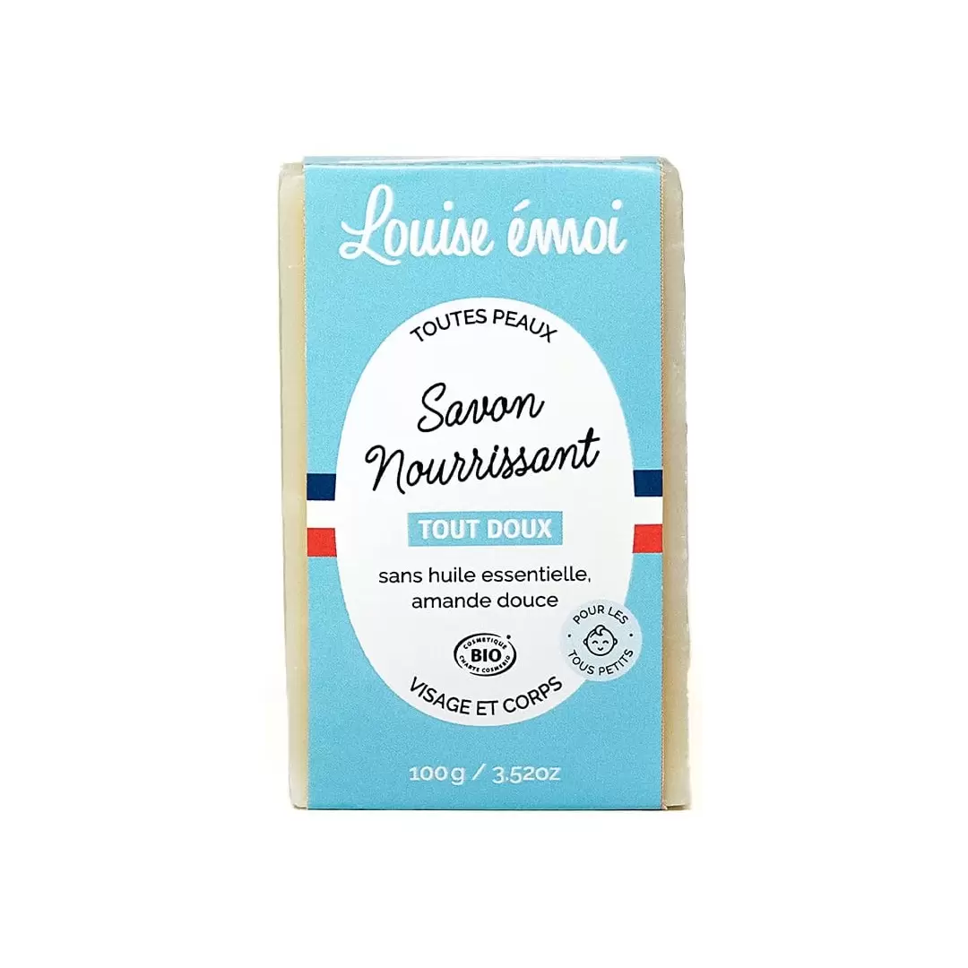 Savon Neutre bébés & enfants Bio - Tout doux - 100g - Louise Émoi