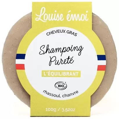 Shampoing solide BIO cheveux gras - L'équilibrant - Louise émoi