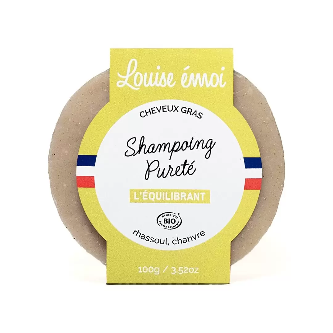 Shampoing solide BIO cheveux gras - L'équilibrant - Louise émoi